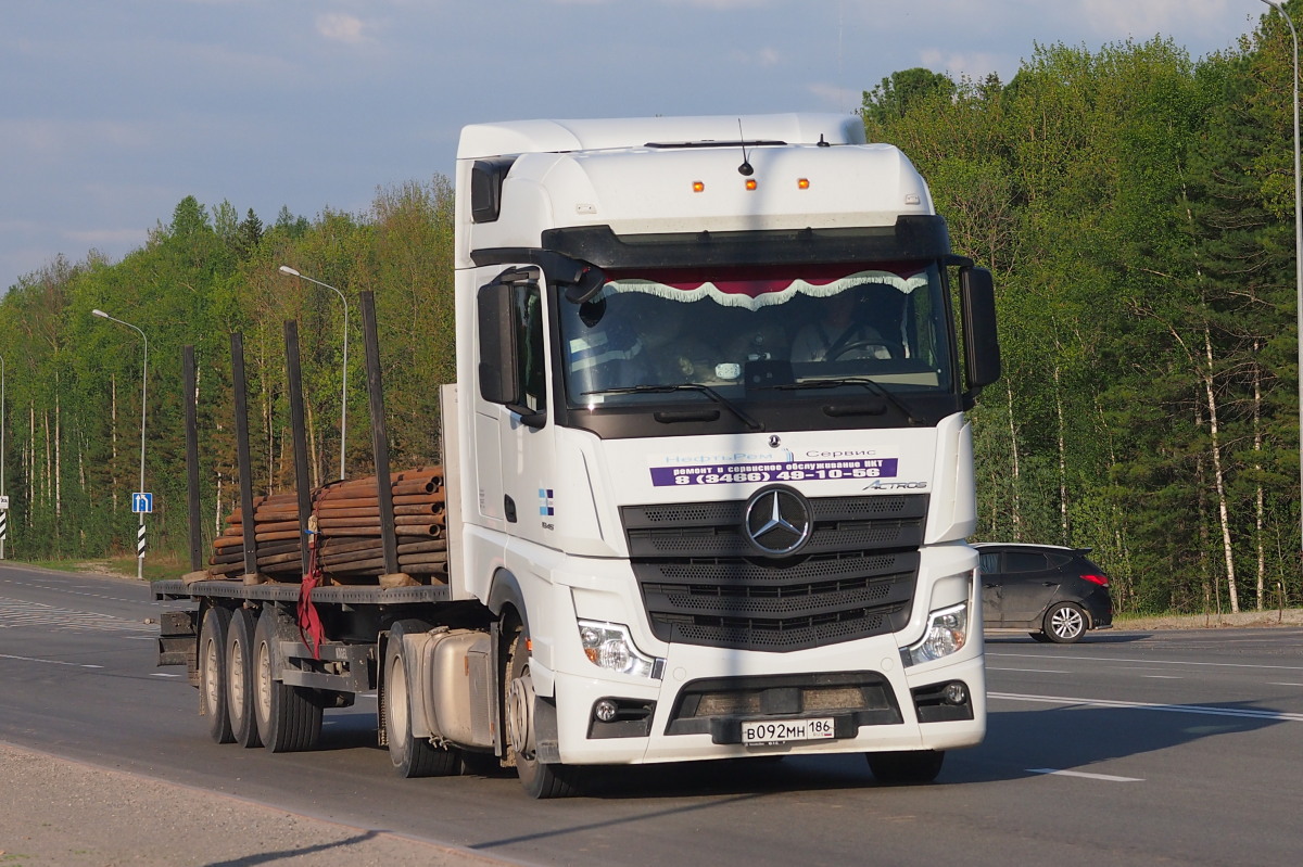 Ханты-Мансийский автоном.округ, № В 092 МН 186 — Mercedes-Benz Actros '18 1845 [Z9M]