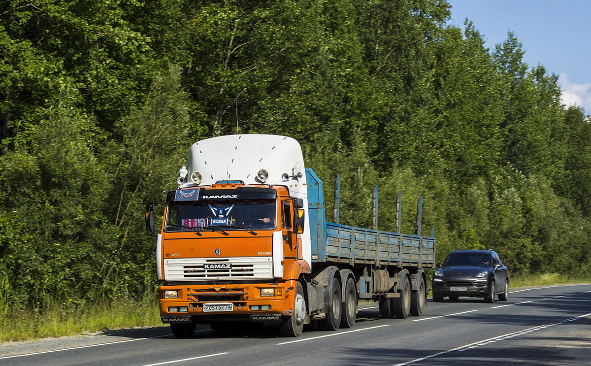 Томская область, № Р 057 ВК 70 — КамАЗ-54115 (общая модель)