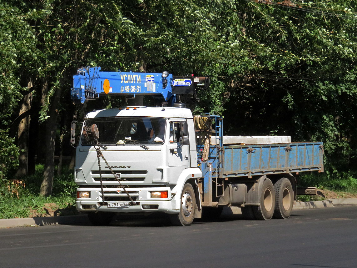 Кировская область, № Е 791 ОХ 43 — КамАЗ-65117 [651170]