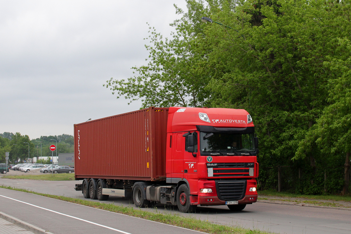 Литва, № FZH 019 — DAF XF105 FT