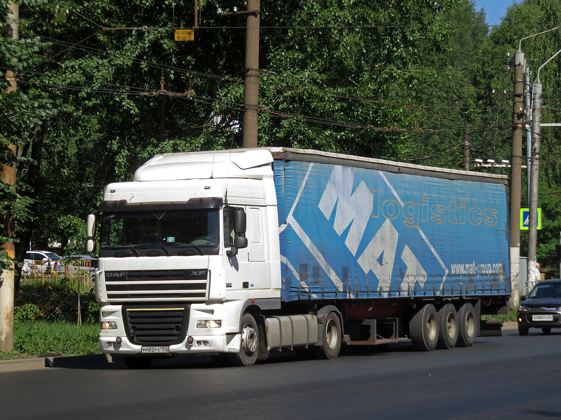 Нижегородская область, № М 482 РХ 152 — DAF XF105 FT