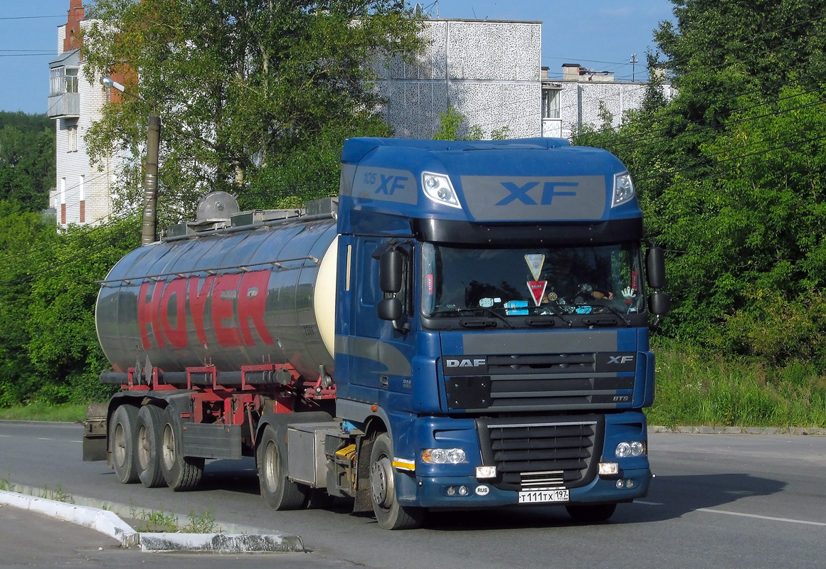 Москва, № Т 111 ТХ 197 — DAF XF105 FT