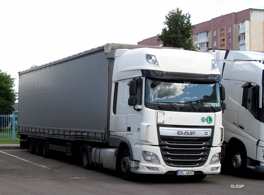 Чехия, № 3SL 4837 — DAF XF Euro6 FT