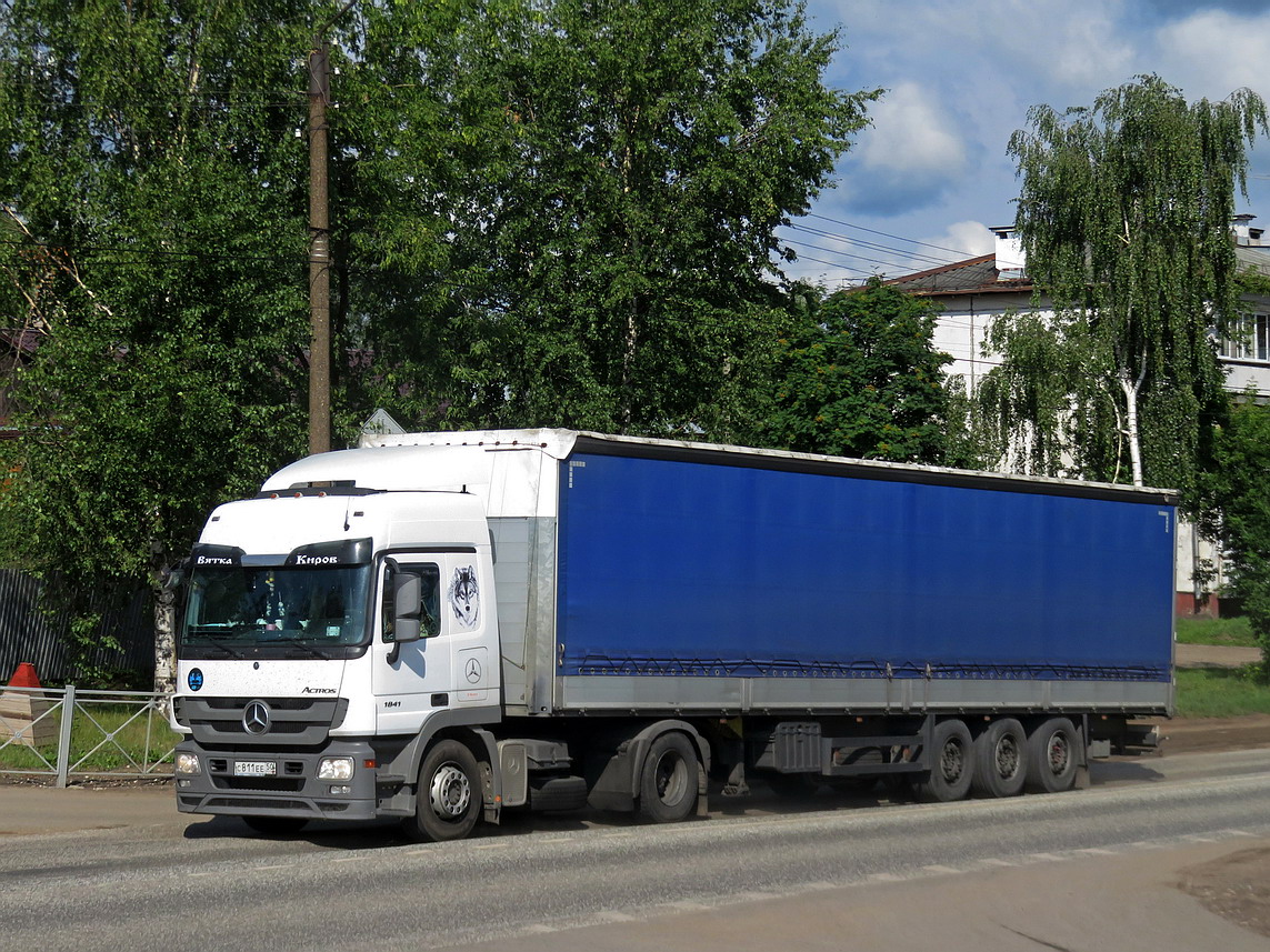 Кировская область, № С 811 ЕЕ 50 — Mercedes-Benz Actros '09 1841 [Z9M]