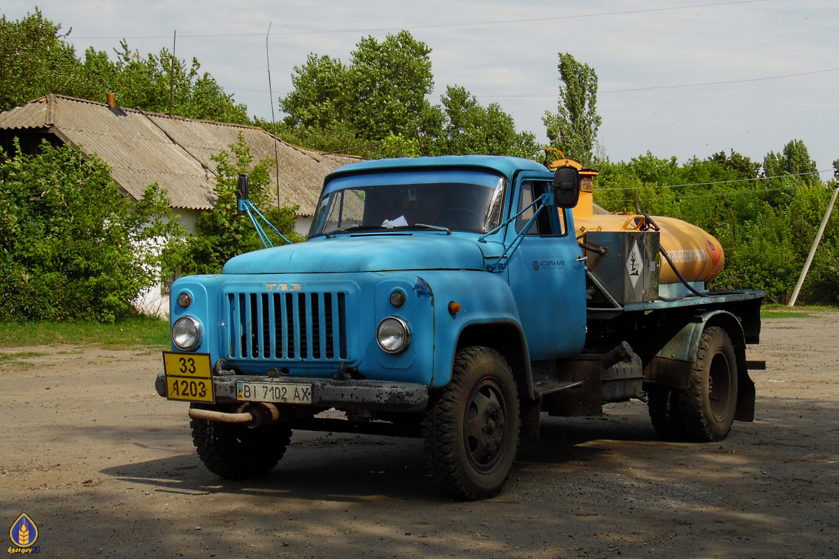 Полтавская область, № ВІ 7102 АХ — ГАЗ-52-01