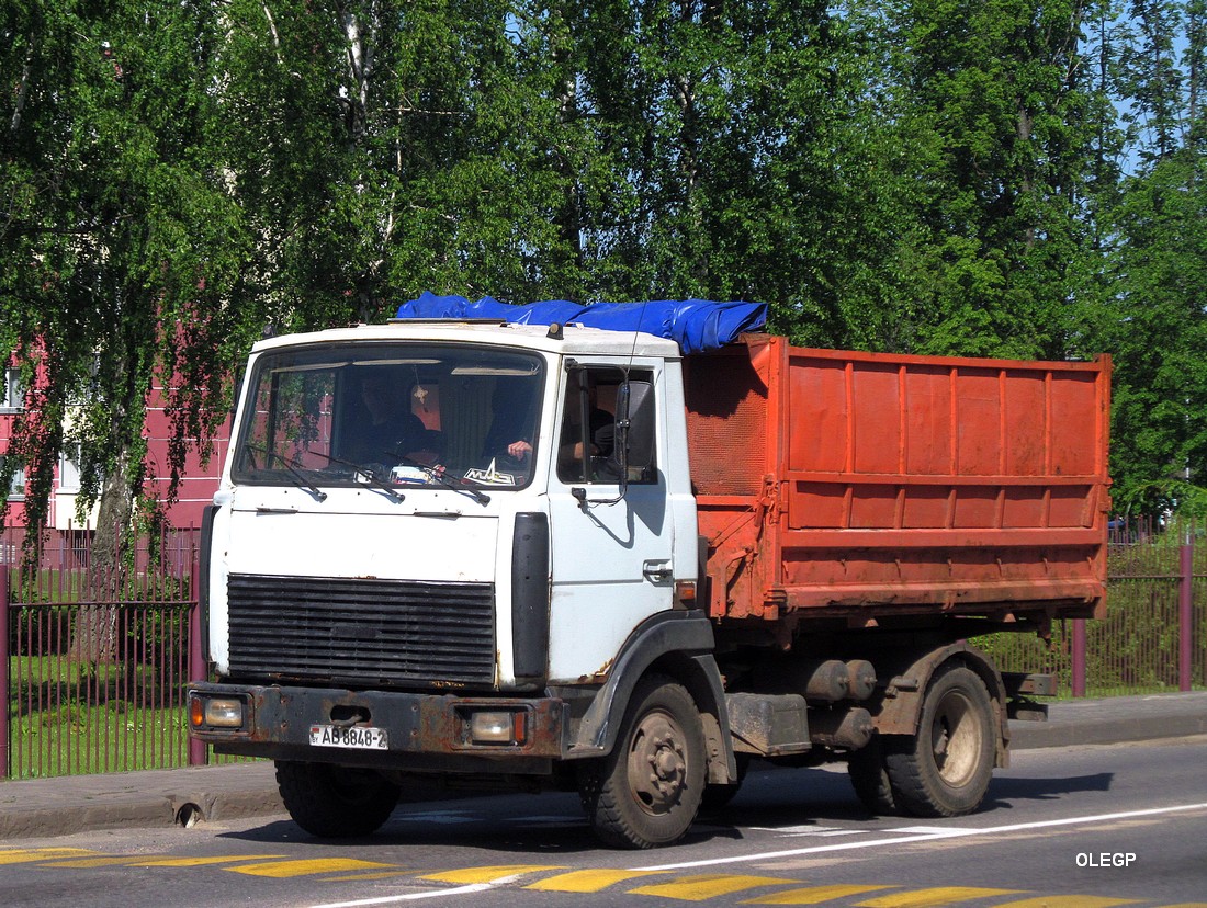 Витебская область, № АВ 8848-2 — МАЗ-4570 (общая модель)