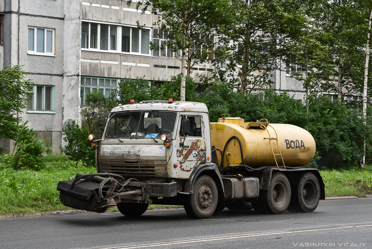 Архангельская область, № В 353 УС 29 — КамАЗ-55111-02 [55111C]