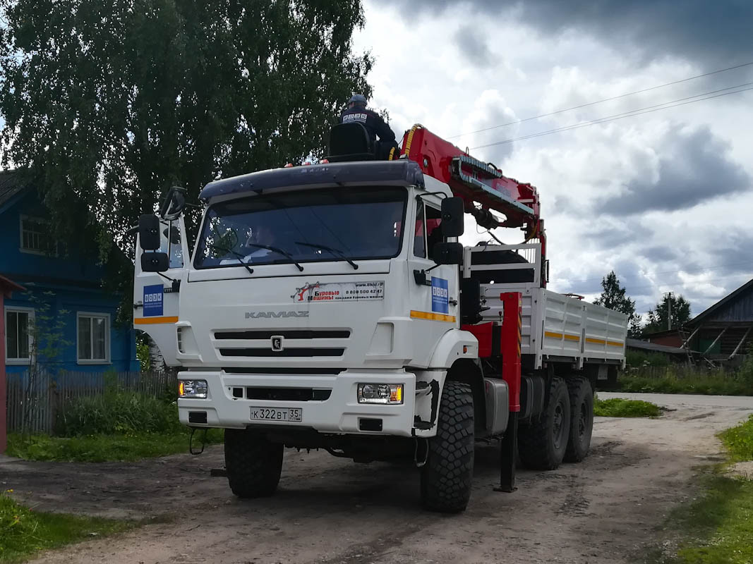 Вологодская область, № К 322 ВТ 35 — КамАЗ-43118-50