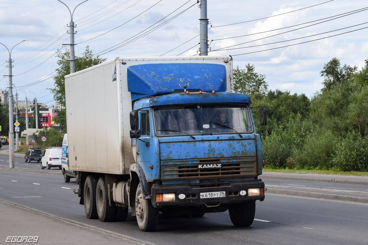 Архангельская область, № К 618 РТ 29 — КамАЗ-65115-D3