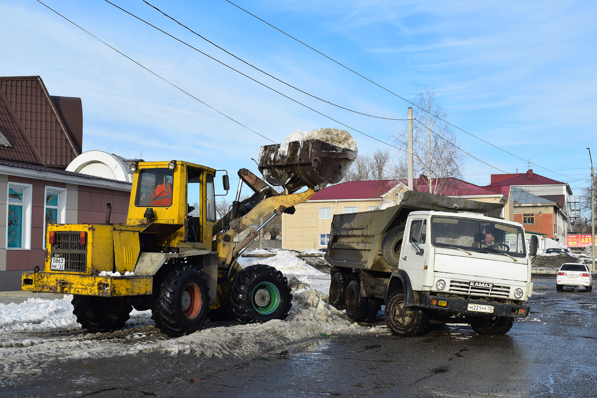 Алтайский край, № 0863 МК 22 — ТО-18; Алтайский край, № М 231 РР 70 — КамАЗ-55111 [551110]