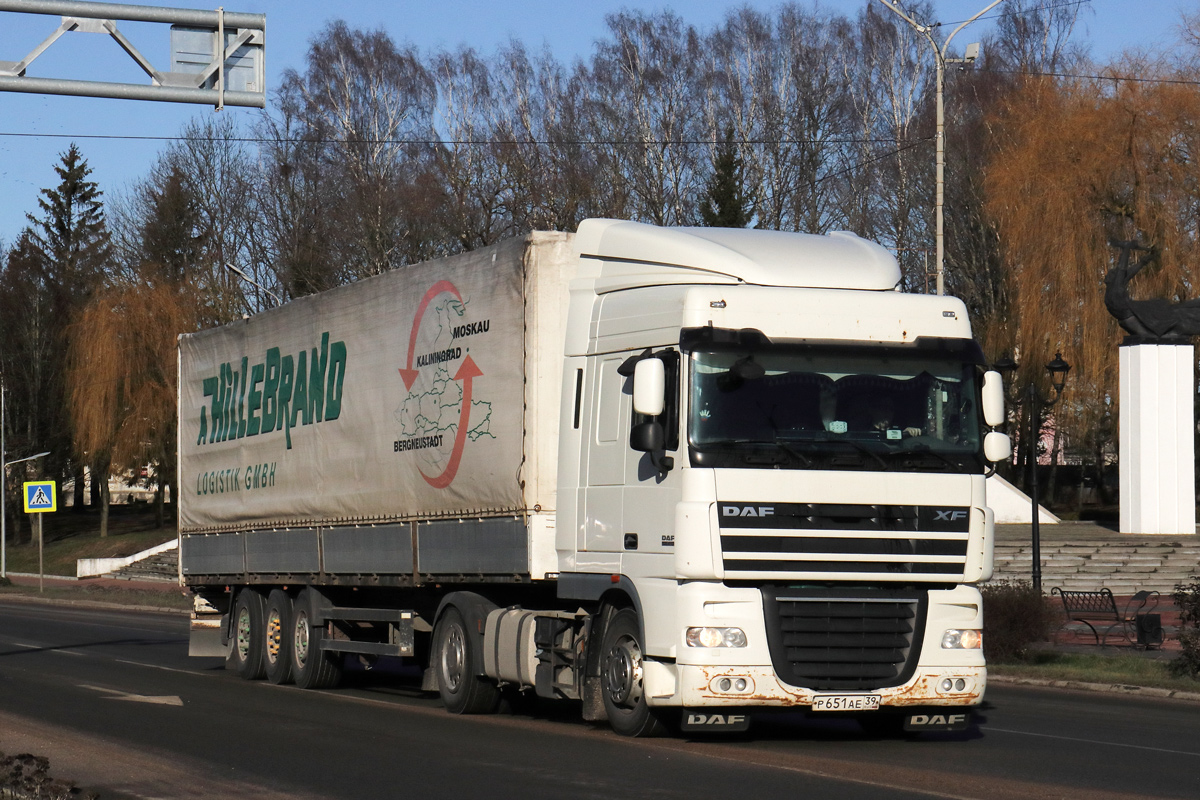 Калининградская область, № Р 651 АЕ 39 — DAF XF105 FT