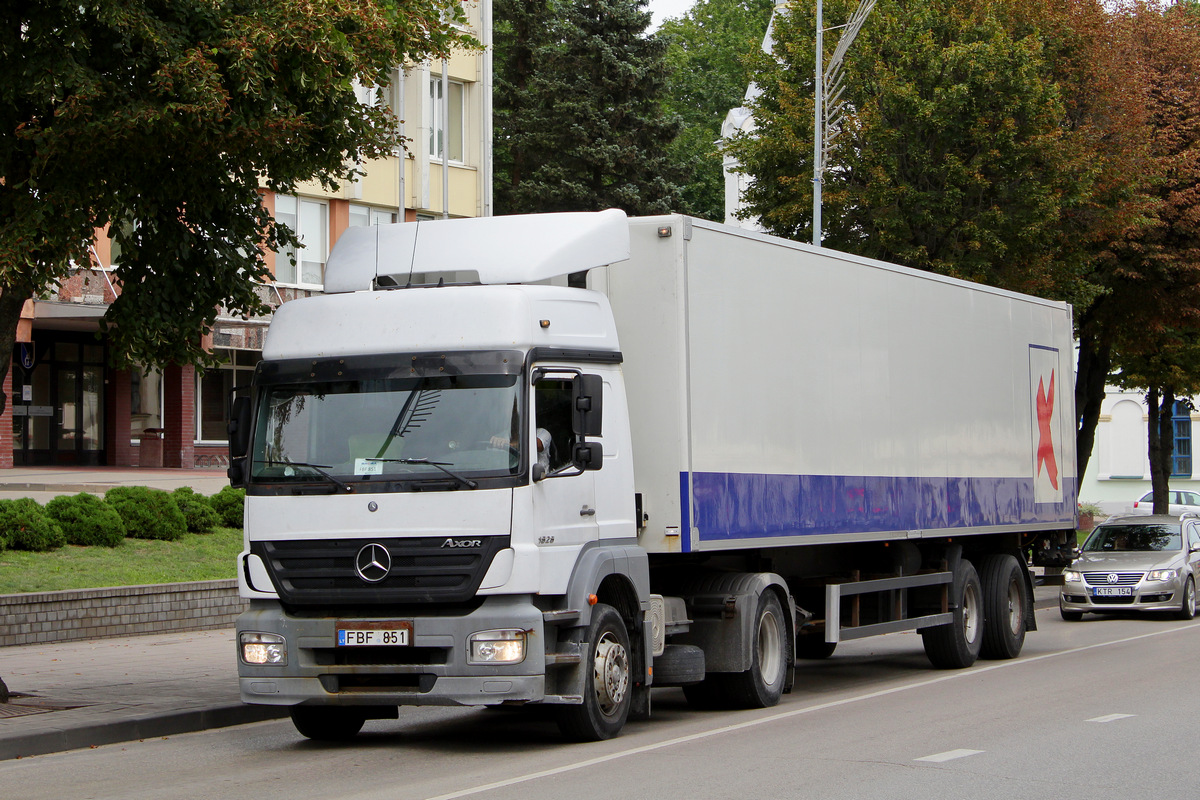 Литва, № FBF 851 — Mercedes-Benz Axor 1828