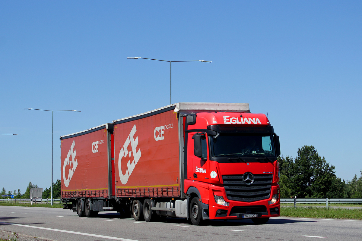 Литва, № VKY 222 — Mercedes-Benz Actros ('2011) 2542