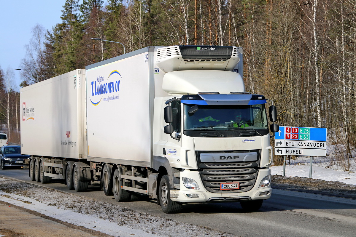 Финляндия, № XOU-941 — DAF CF Euro6 (общая модель)