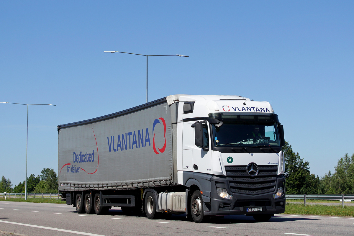 Литва, № GTJ 427 — Mercedes-Benz Actros ('2011) 1845