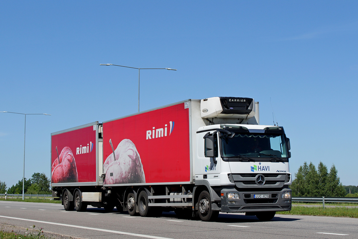 Литва, № JJC 625 — Mercedes-Benz Actros ('2009) 2544