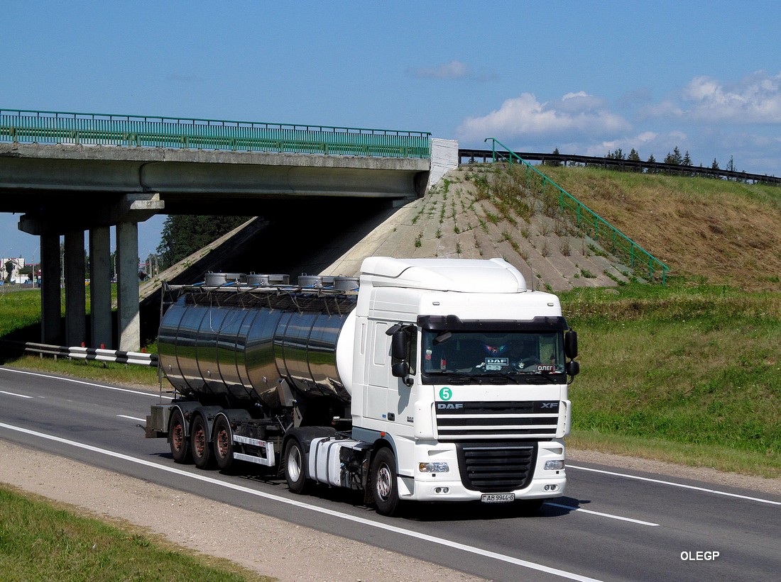 Могилёвская область, № АВ 9944-6 — DAF XF105 FT