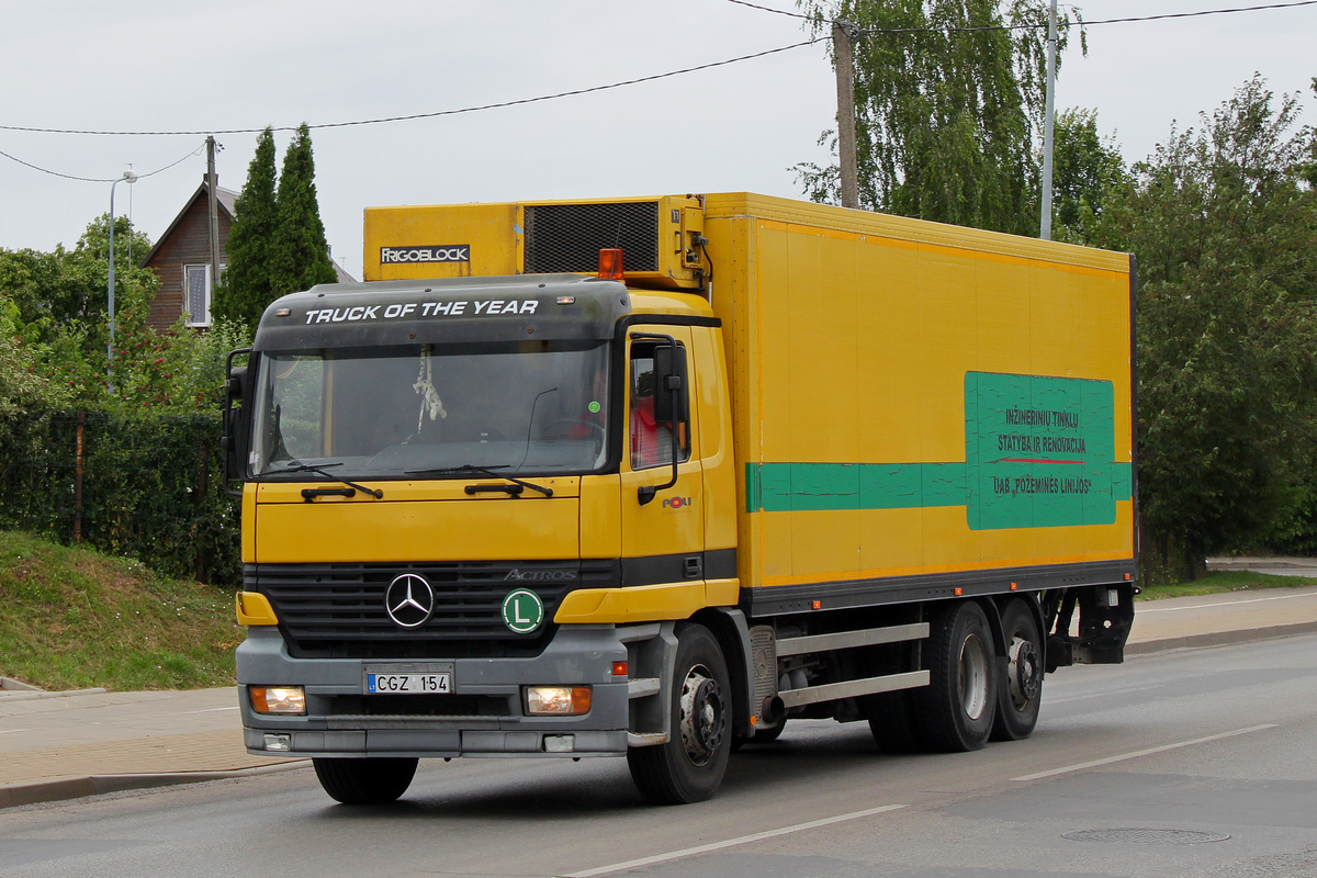 Литва, № CGZ 154 — Mercedes-Benz Actros ('1997) 2535