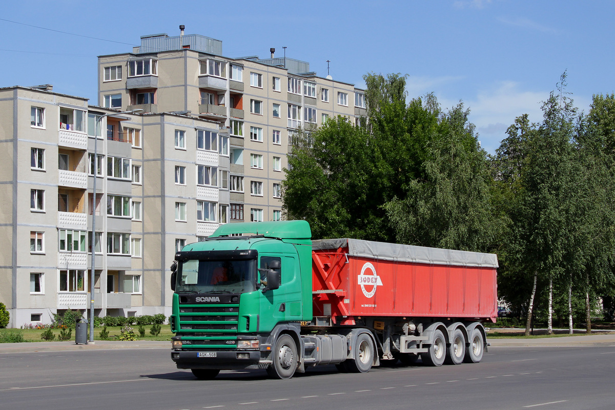 Литва, № AGK 508 — Scania ('1996) R124L