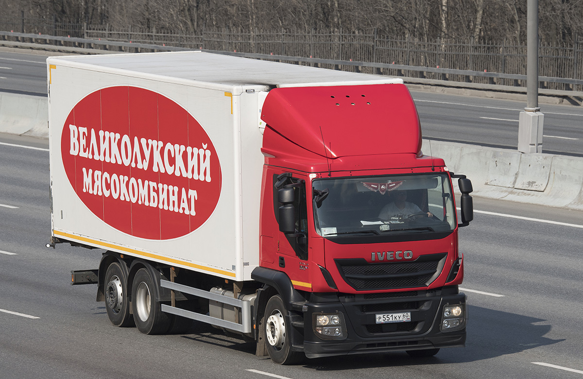 Псковская область, № Р 551 КУ 60 — IVECO Stralis ('2012) 350