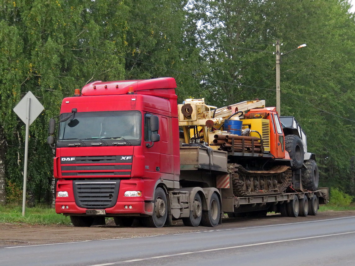 Воронежская область, № Н 617 ОТ 36 — DAF XF105 FTG