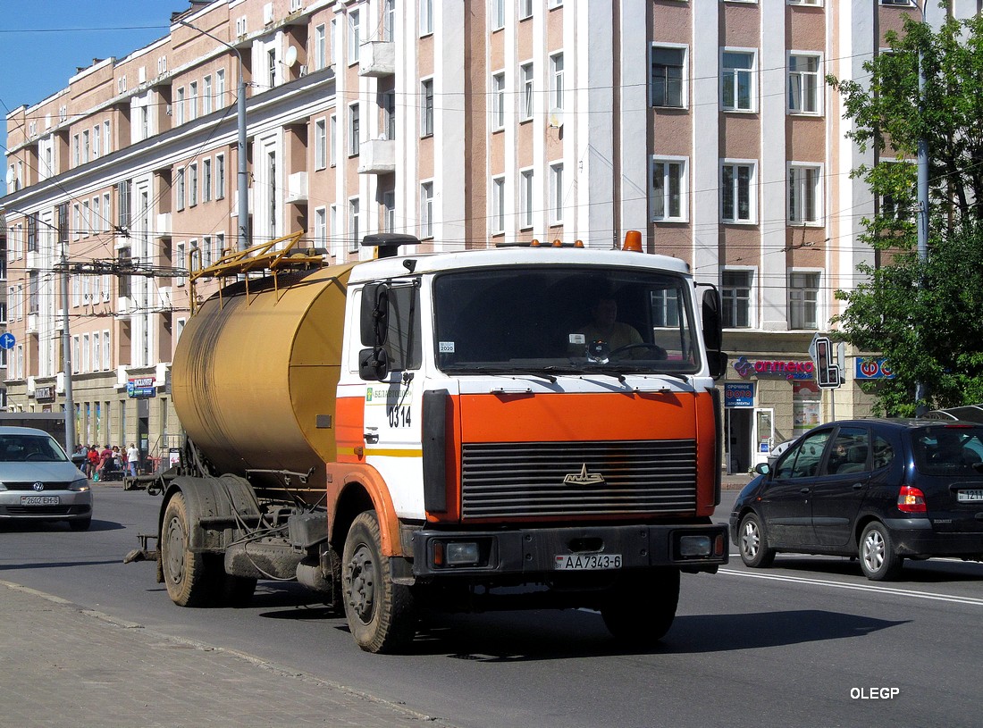 Могилёвская область, № АА 7343-6 — МАЗ-5336 (общая модель)