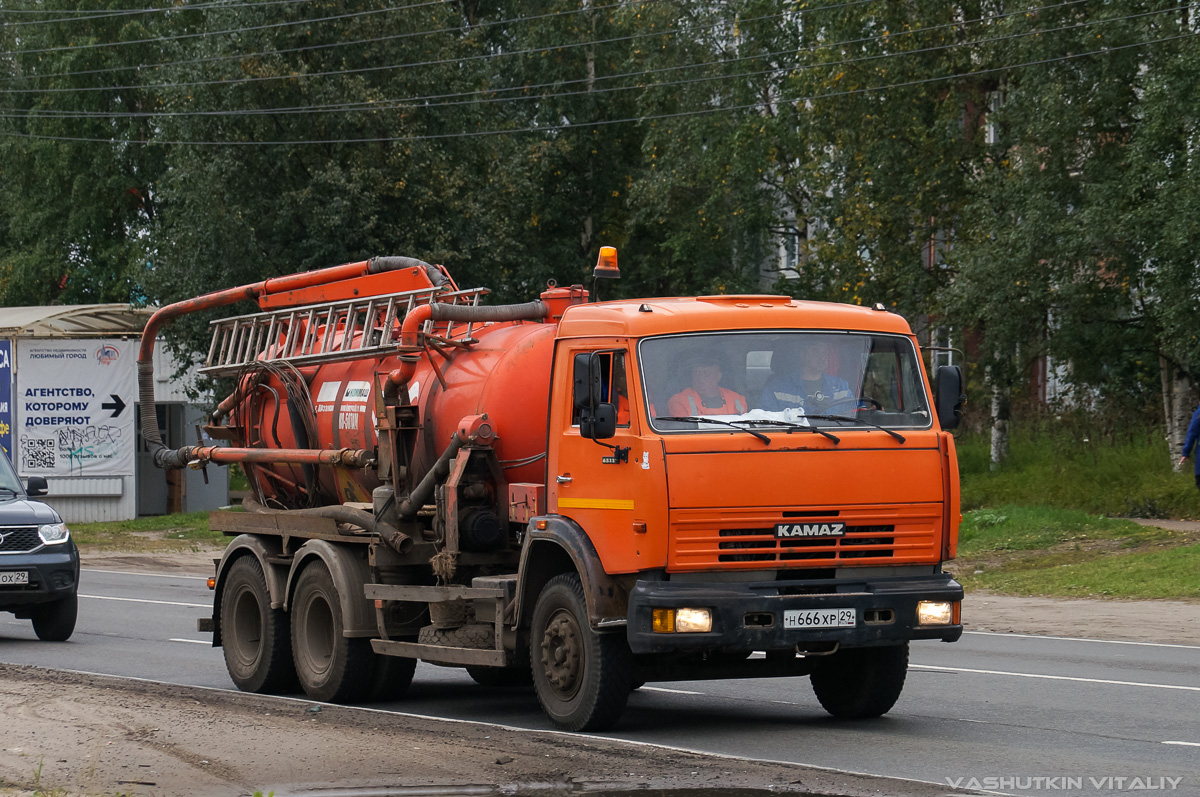 Архангельская область, № Н 666 ХР 29 — КамАЗ-65115-62