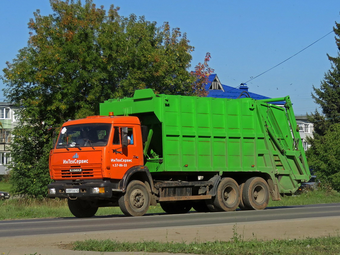 Кировская область, № Н 891 ОЕ 43 — КамАЗ-65115-62