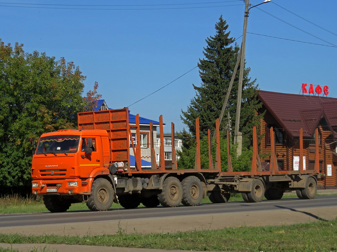 Кировская область, № О 800 СА 43 — КамАЗ-43118 (общая модель)