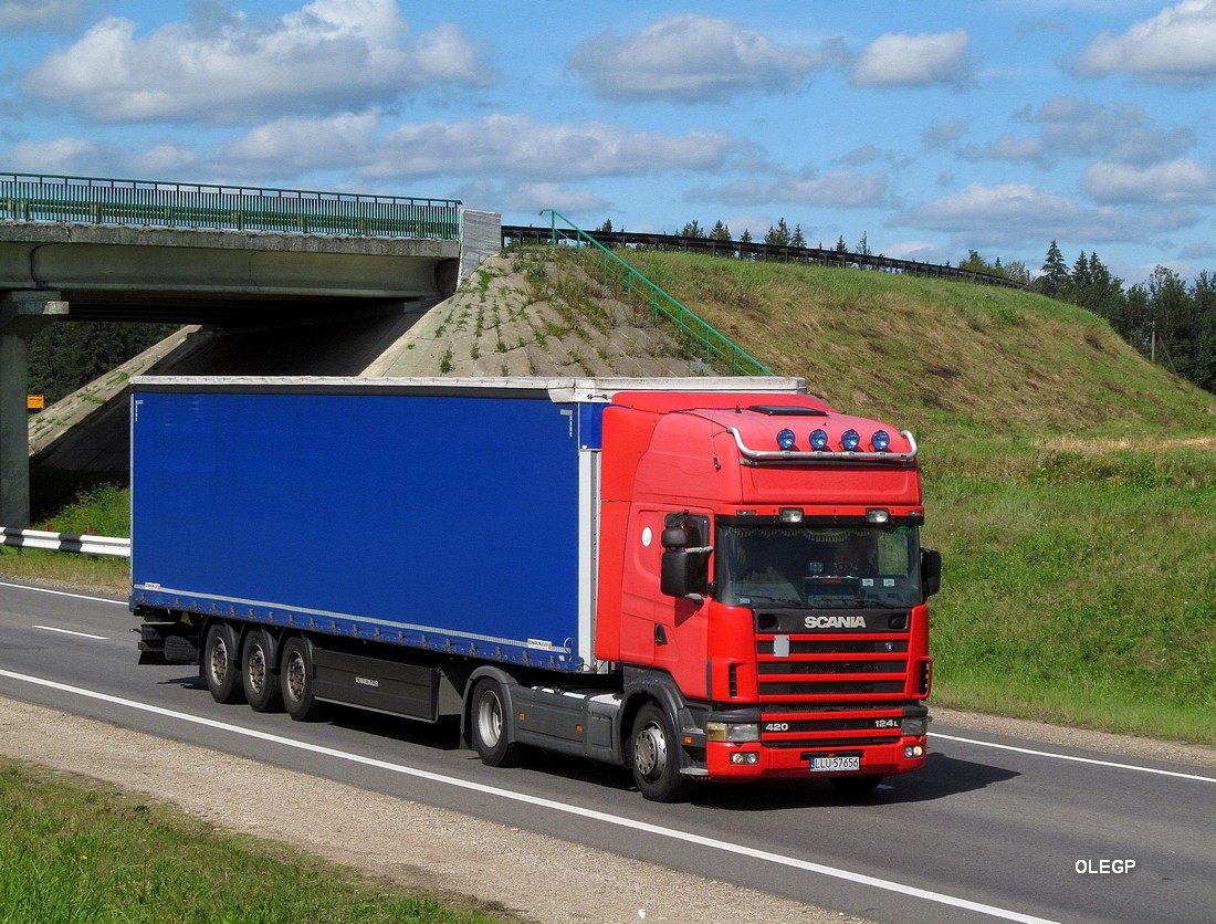 Польша, № LLU 57656 — Scania ('1996) R124L