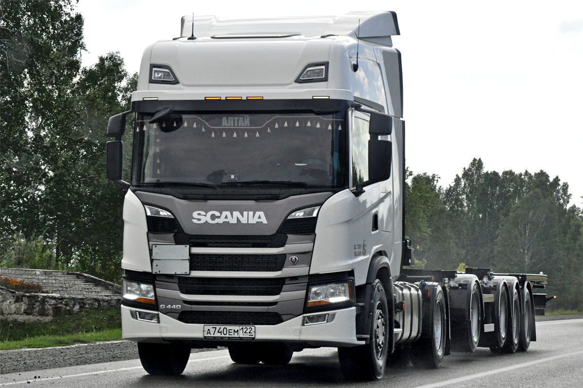 Алтайский край, № А 740 ЕМ 122 — Scania ('2016) G440