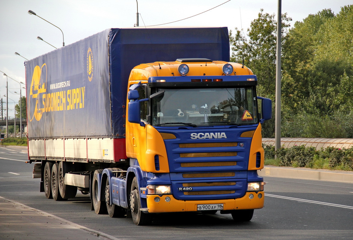 Санкт-Петербург, № В 900 АУ 98 — Scania ('2004) R420