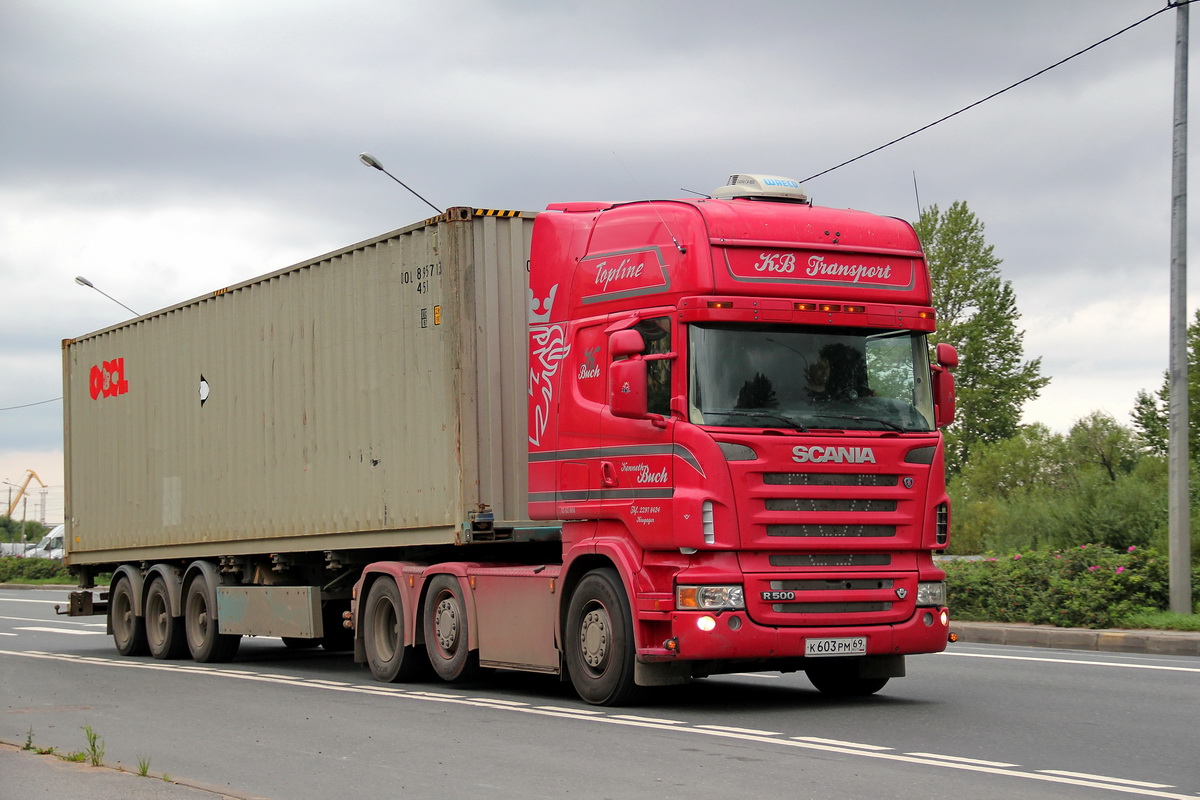 Тверская область, № К 603 РМ 69 — Scania ('2009) R500