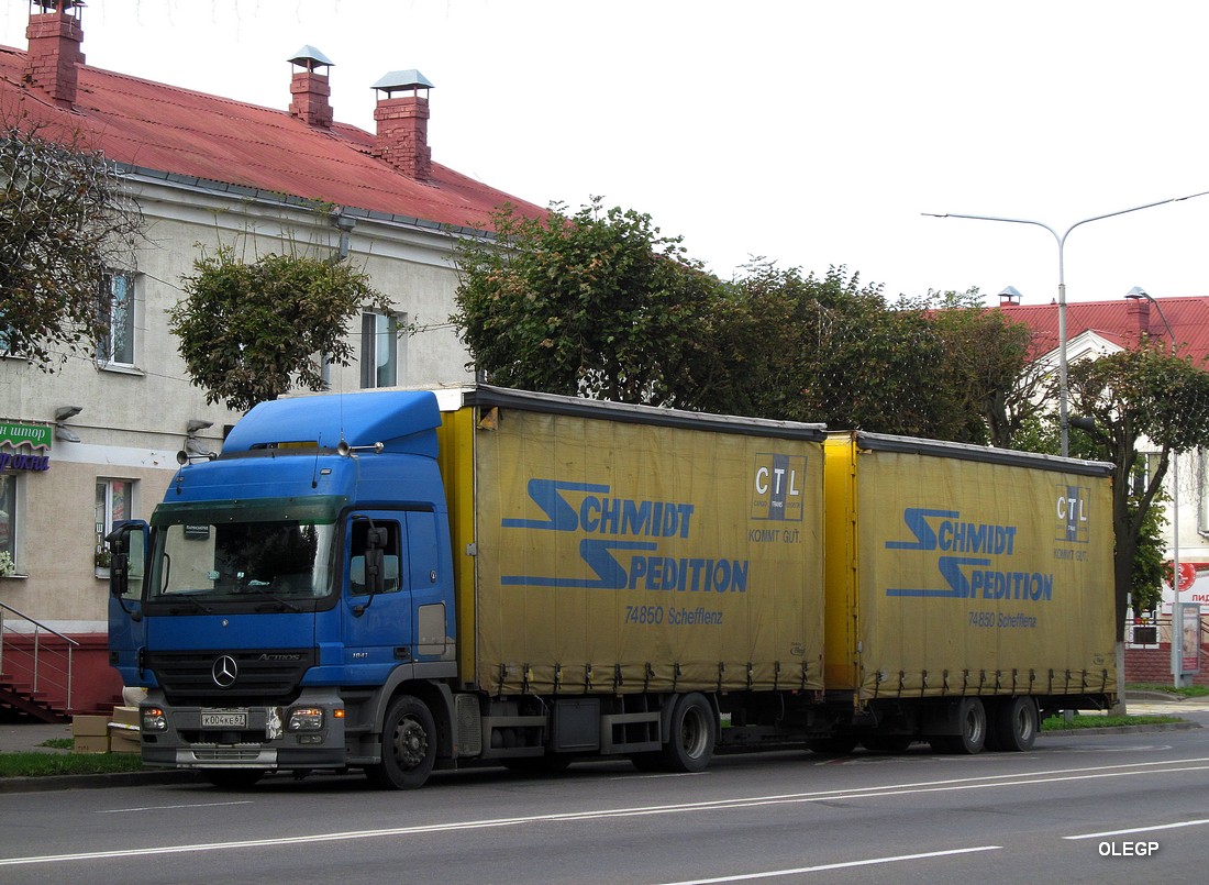 Смоленская область, № К 004 КЕ 67 — Mercedes-Benz Actros ('2003) 1841