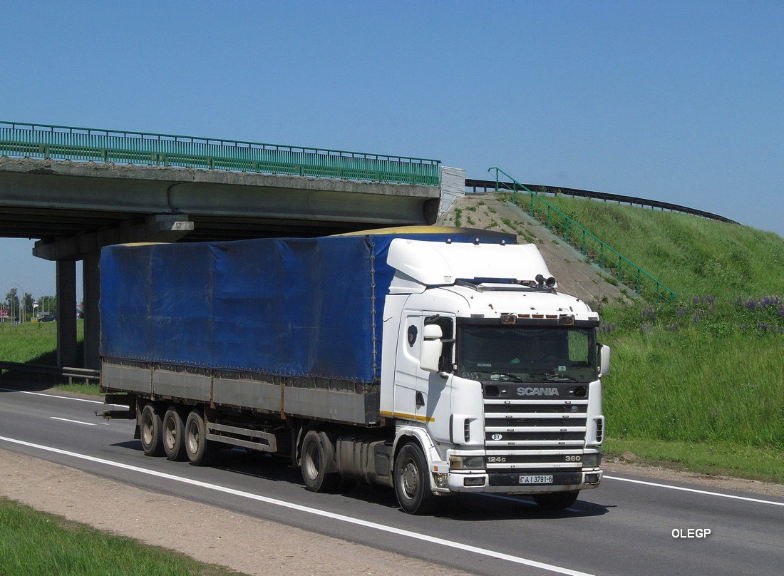 Могилёвская область, № АІ 3791-6 — Scania ('1996) R124G