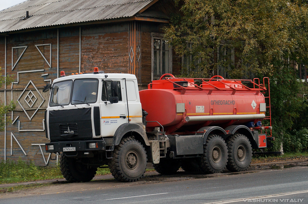 Чукотский автономный округ, № Е 741 КХ 87 — МАЗ-6317 (общая модель)