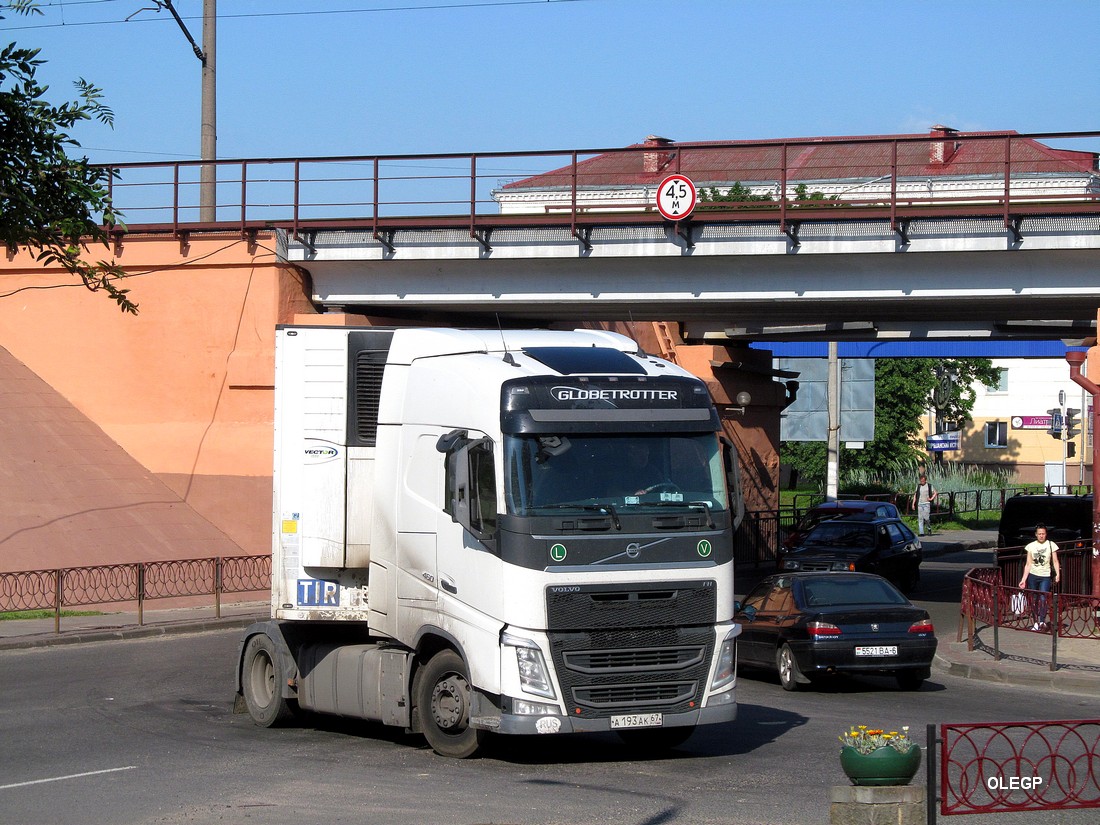 Смоленская область, № А 193 АК 67 — Volvo ('2012) FH.460