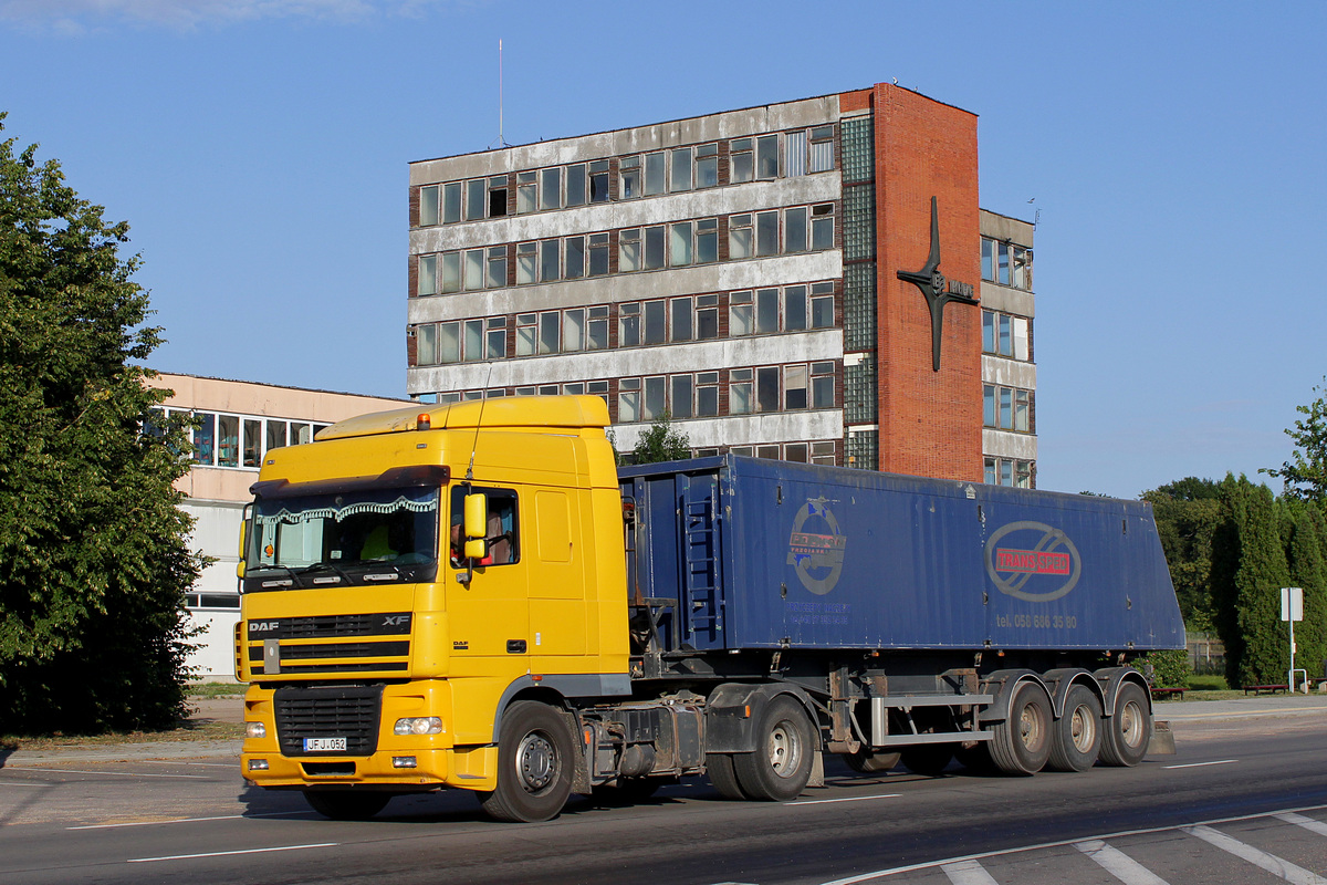 Литва, № JFJ 052 — DAF XF95 FT