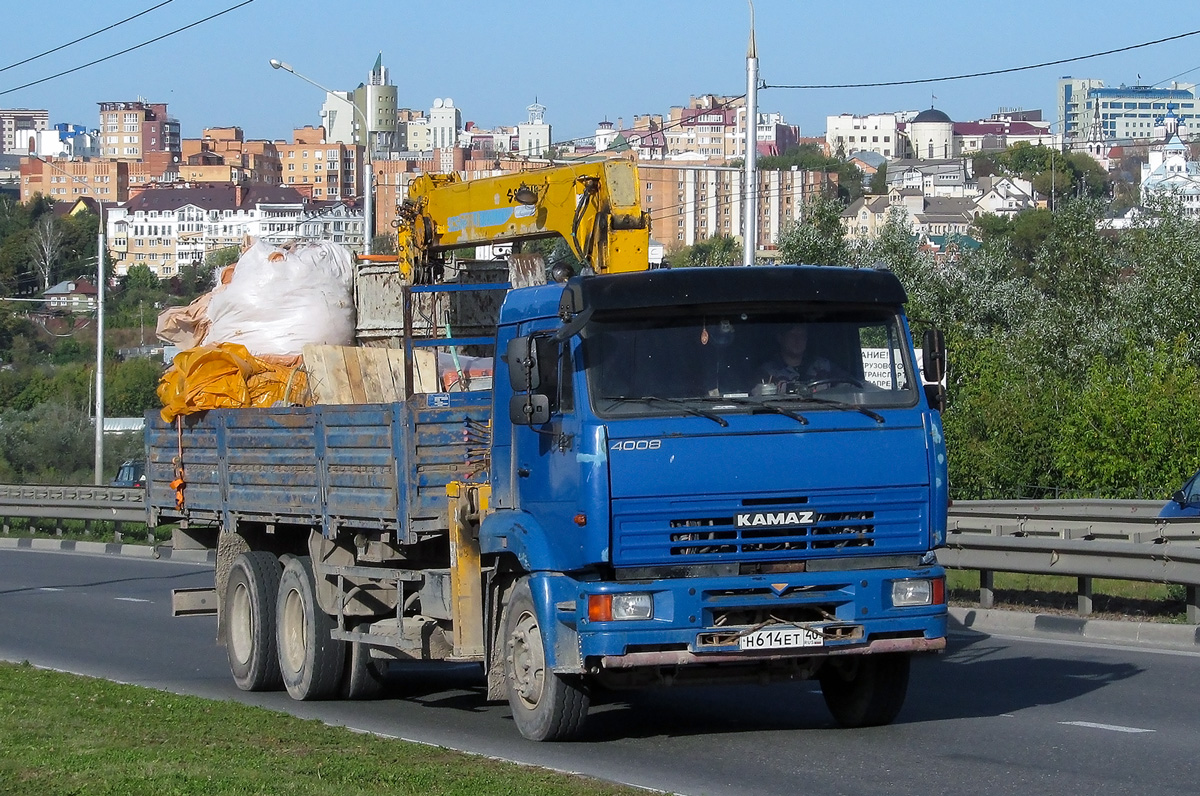 Калужская область, № Н 614 ЕТ 40 — КамАЗ-65117-62