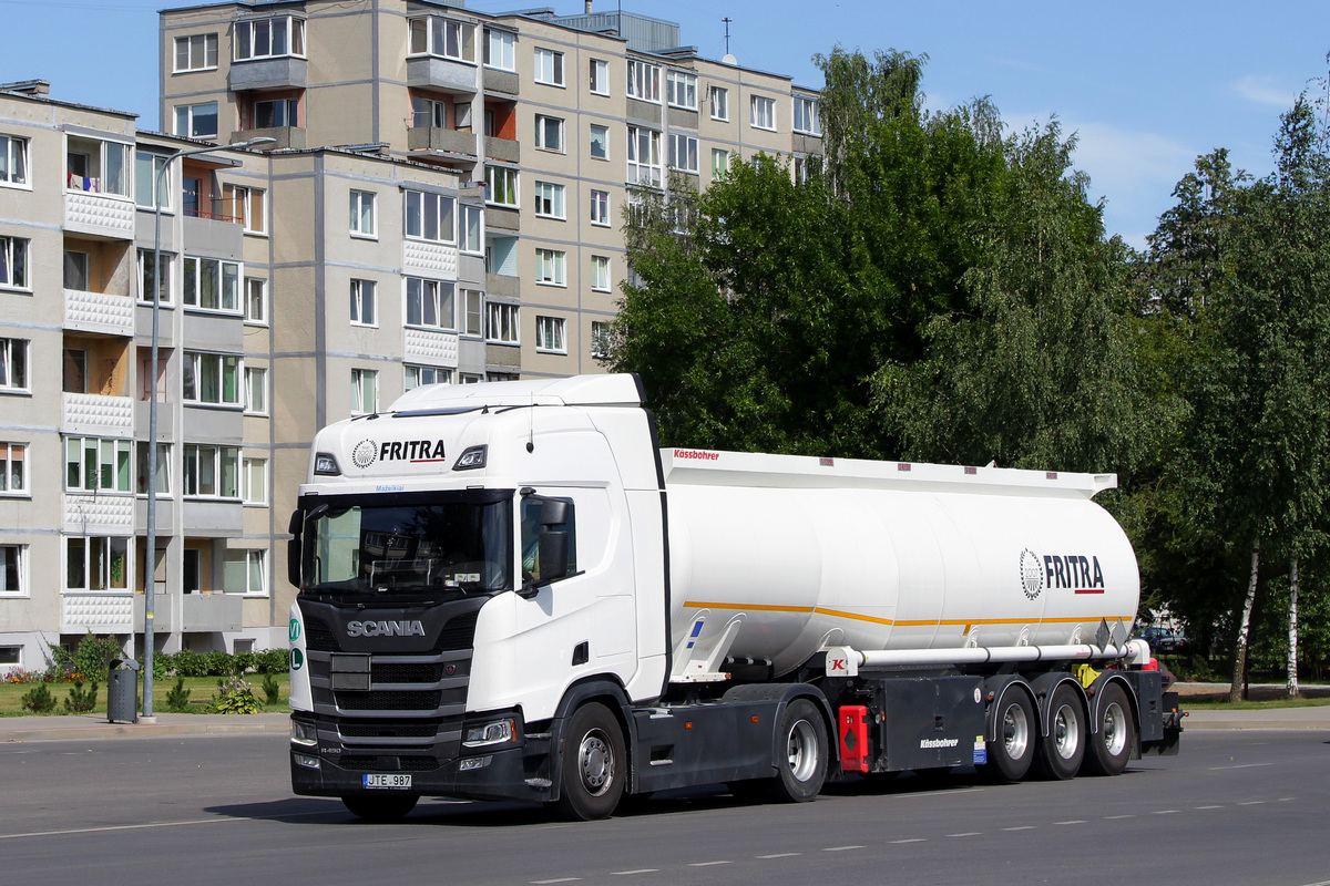 Литва, № JTE 987 — Scania ('2016) R450