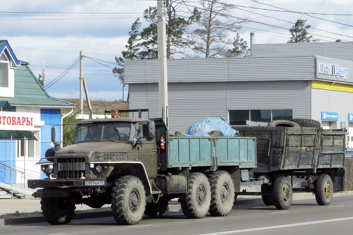 Бурятия, № С 859 ЕМ 03 — Урал-375 (общая модель)