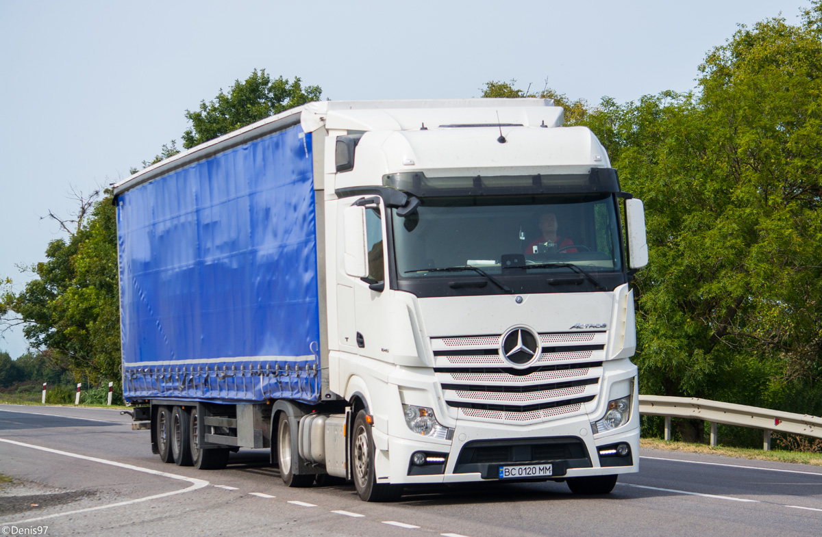 Львовская область, № ВС 0120 ММ — Mercedes-Benz Actros ('2011) 1845