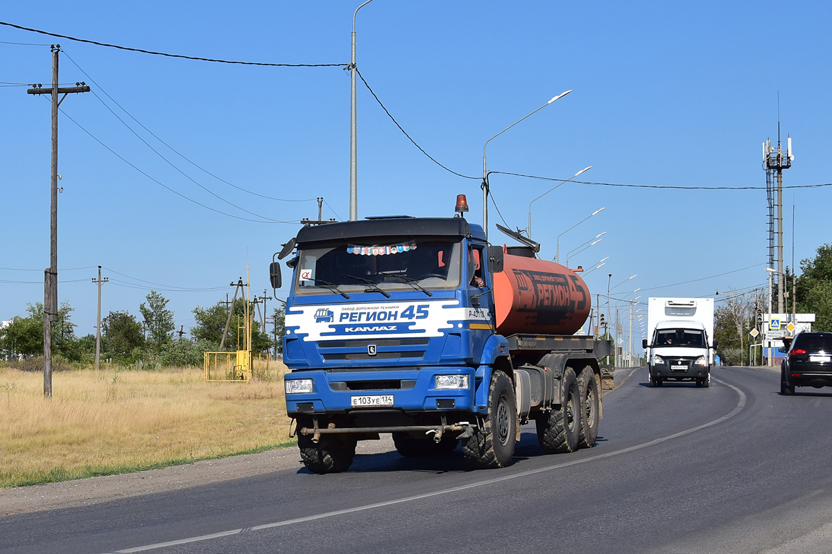 Волгоградская область, № Е 103 УЕ 134 — КамАЗ-43118-50