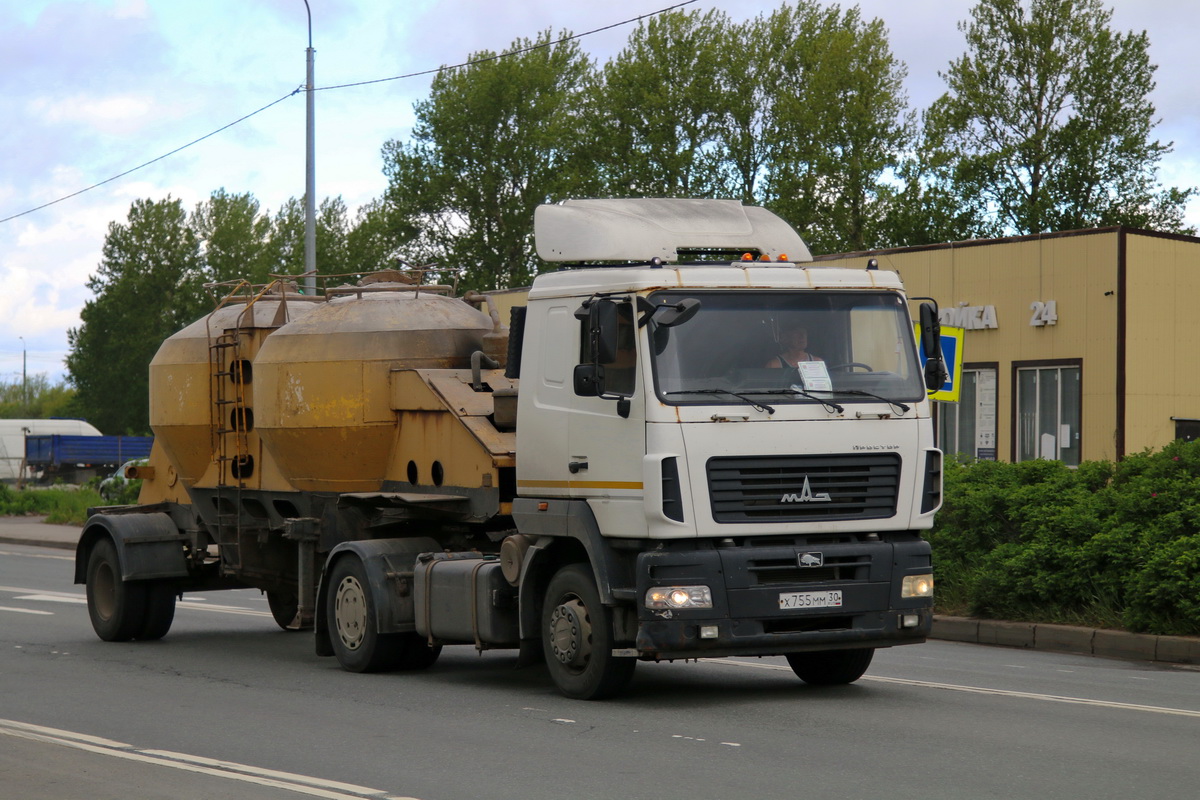 Санкт-Петербург, № Х 755 ММ 30 — МАЗ-5440 (общая модель)