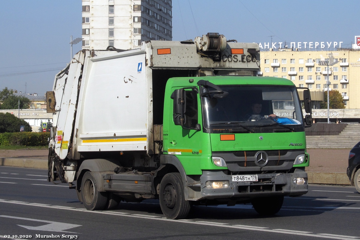 Санкт-Петербург, № Т 848 ТН 178 — Mercedes-Benz Atego 1218