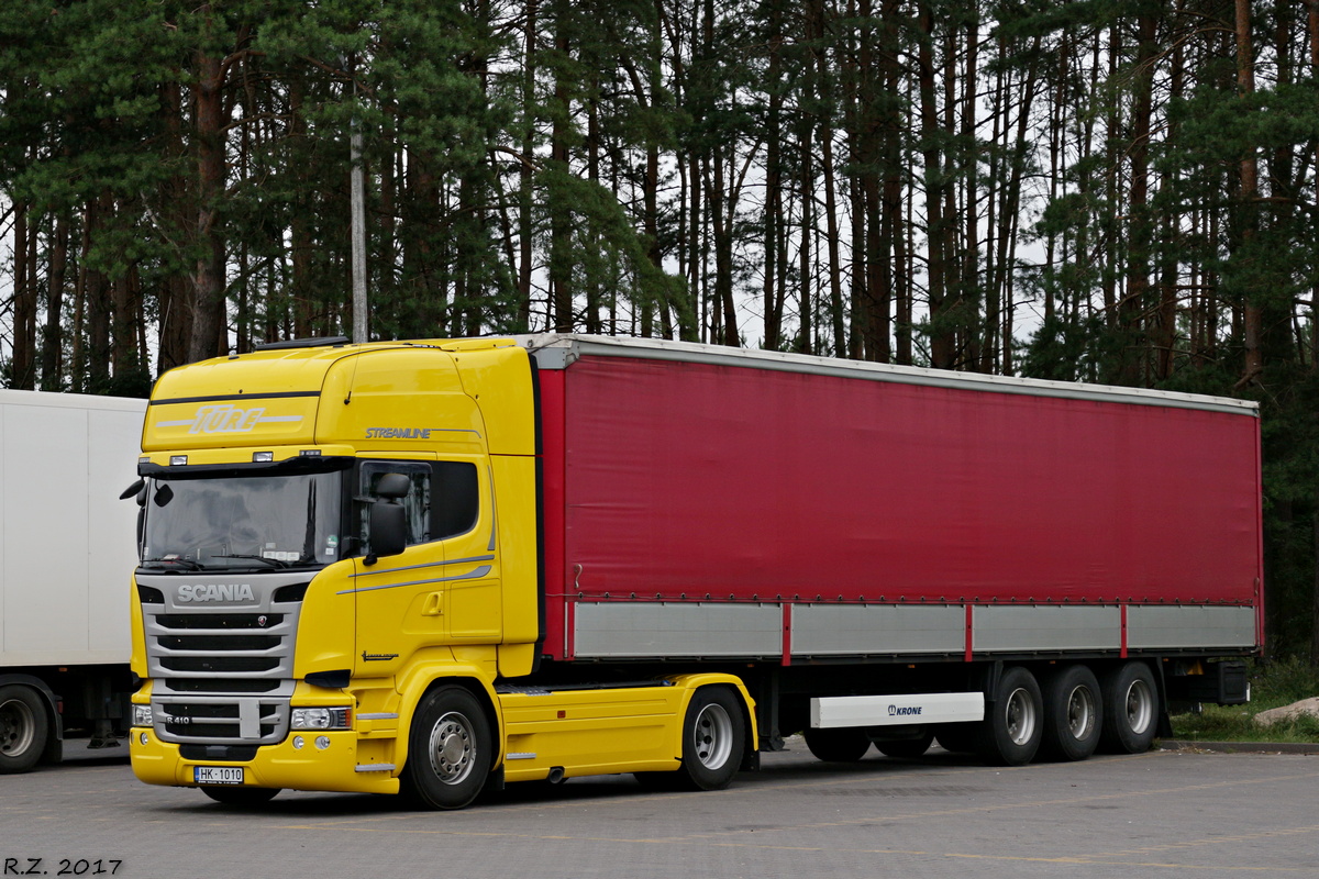 Латвия, № HK-1010 — Scania ('2013) R410