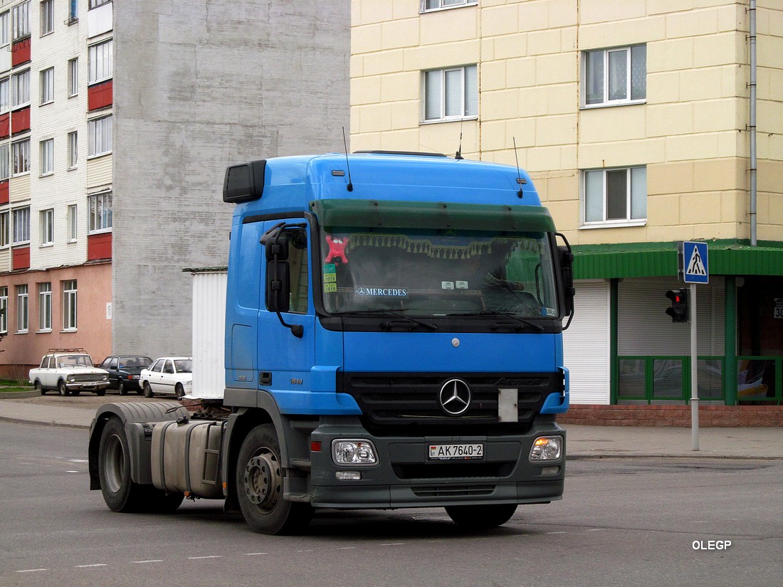 Витебская область, № АК 7640-2 — Mercedes-Benz Actros ('2003) 1844