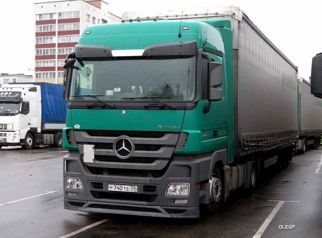 Калининградская область, № Р 740 ТЕ 39 — Mercedes-Benz Actros ('2009) 1844