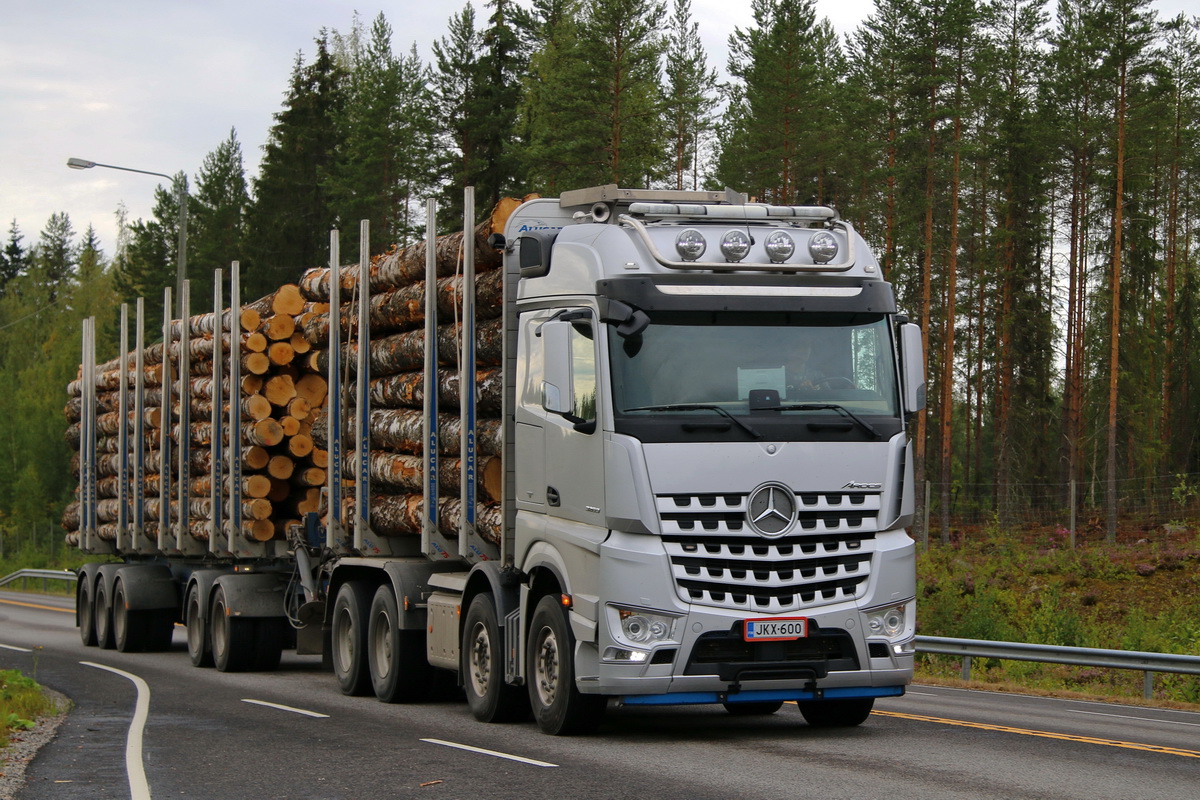 Финляндия, № JKX-600 — Mercedes-Benz Arocs (общ.м)