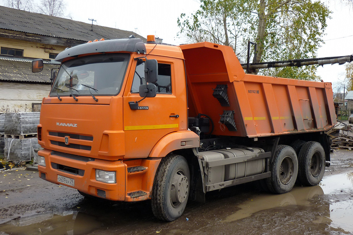 Архангельская область, № О 609 АН 29 — КамАЗ-65115-50